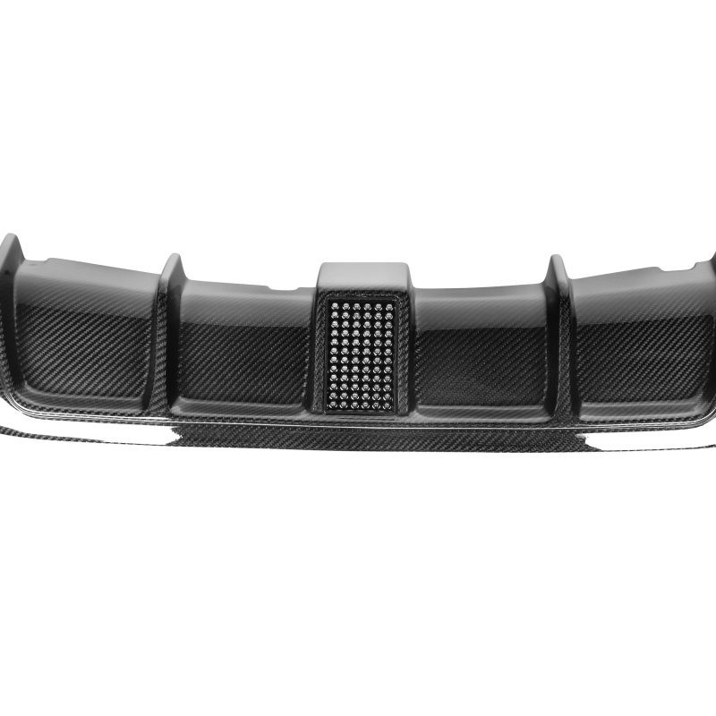 Carbon Fiber MP Style Rear Diffuser for  4 Series F32 F33 F36 Double Side Single Exit with LED Light